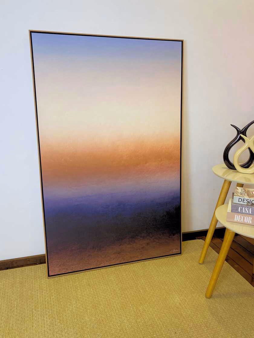Quadro de Luxo Horizonte Sereno Entre Céu e Mar